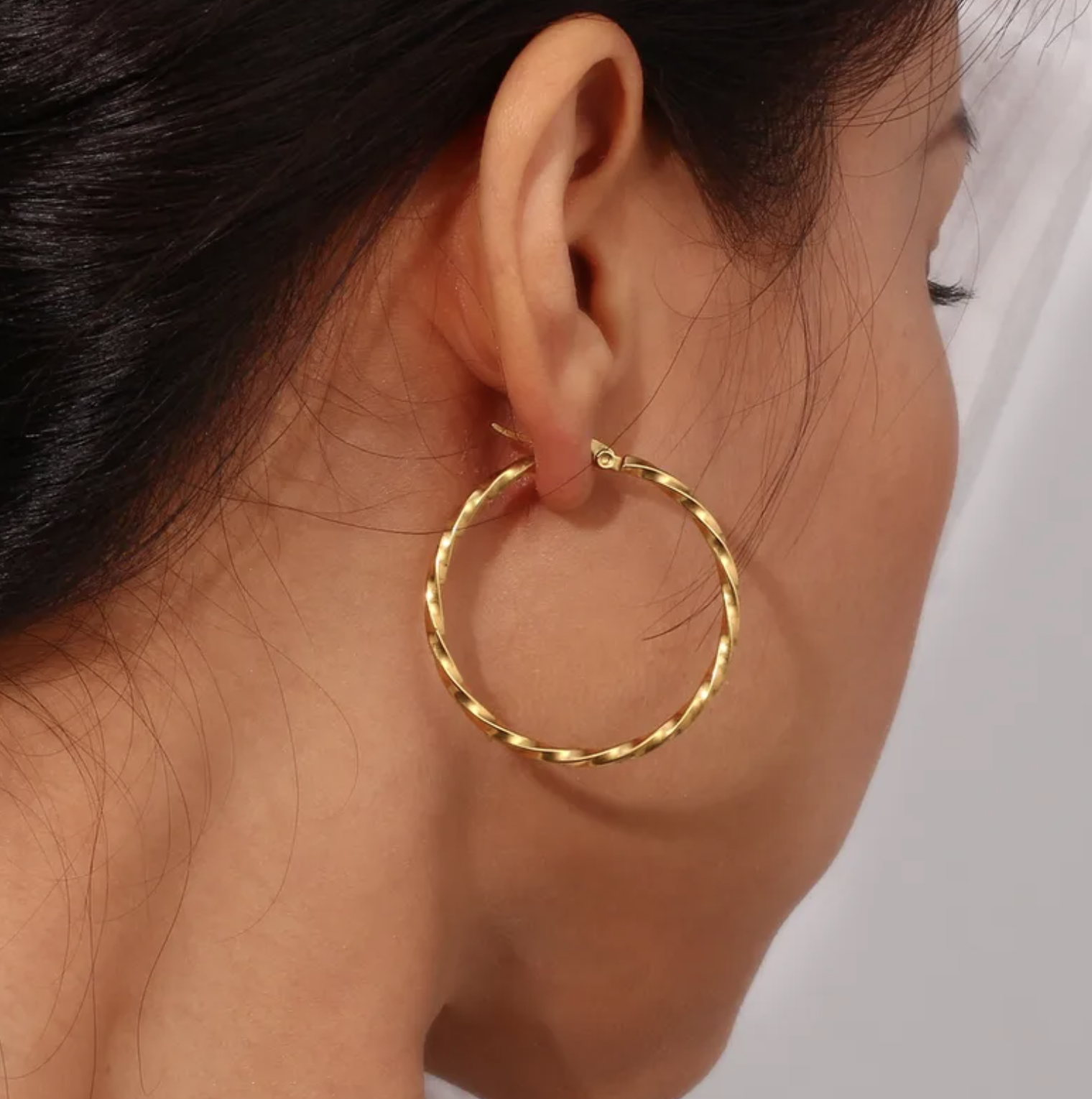 Classic Solid Hoop Earrings