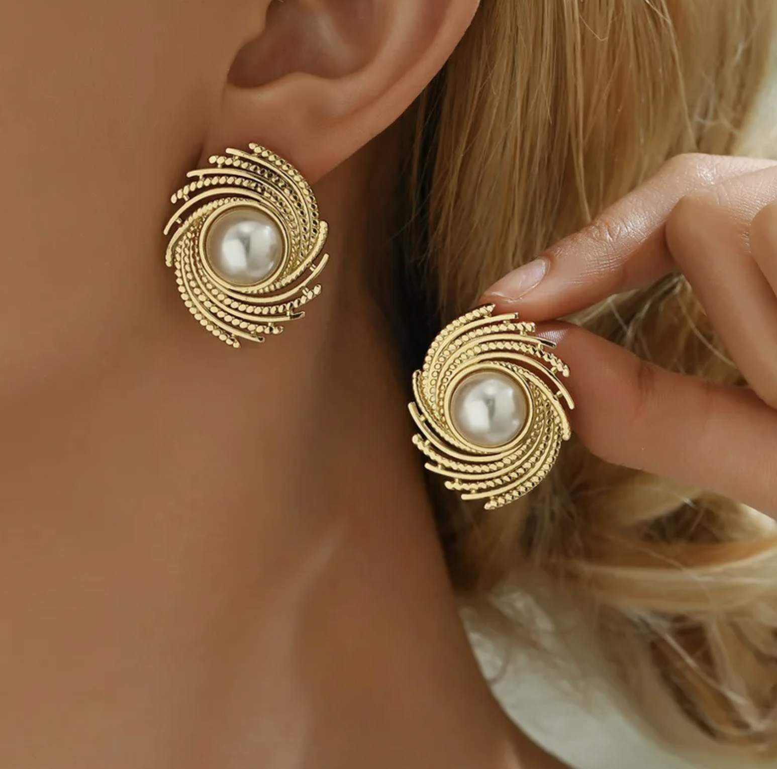 Geometric Drop Earrings